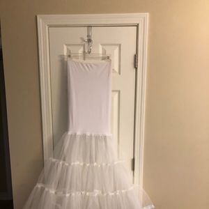 Wedding gown slip size small